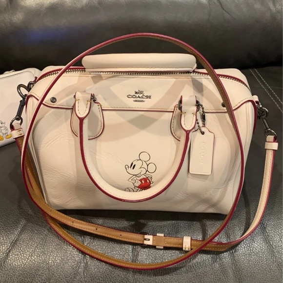 COPY - Disney Coach Mickey Handbag with crossbody strap, Wristlet, and Tennis S… - Picture 9 of 12